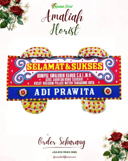 Papan Bunga Ucapan Selamat Kuwonharjo